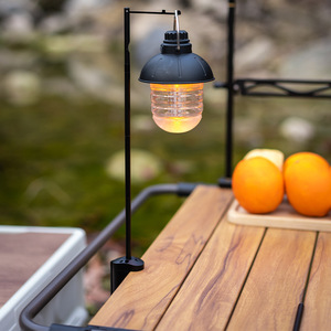 Soporte para linterna de camping al aire libre, de aleación de aluminio, plegable, con clip, batería recargable, para escenas de camping - Product Image 1