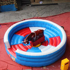 Juegos comerciales de Navidad Plaza de toros inflable Castillo de rebote Toro mecánico inflable - Product Image 6