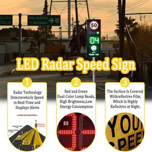 Pantalla Digital <span class=keywords><strong>de</strong></span> tráfico Vertical a prueba <span class=keywords><strong>de</strong></span> agua <span class=keywords><strong>de</strong></span> alta calidad, indicador <span class=keywords><strong>de</strong></span> cara sonriente, radar Solar LED, límite <span class=keywords><strong>de</strong></span> velocidad, señal <span class=keywords><strong>de</strong></span> advertencia <span class=keywords><strong>de</strong></span> tráfico - Product Image 4