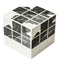Beckon OEM Custom Magic Cube 5.7cm 7cm Cetak UV MOQ Rendah Pengiriman Cepat untuk Hadiah Perusahaan Barang Promosi
