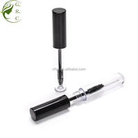 Petit pot de Gel à sourcils rose vide, conteneur de Tube de sérum pour cils et sourcils avec capuchon applicateur de brosse de maquillage