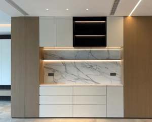 Luxury Modern Custom-Made Wooden Eco-Friendly Dining Cabinet with Storage <b>for</b> Dining/Living Rooms Multifunctional Furniture - Product Image 1