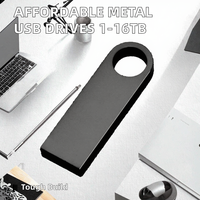 USB Stick logam Mini 1TB ke 16TB, Flash Drive Metal dengan antarmuka 2.0 & 3.0 kondisi baru