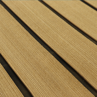 Vente chaude anti-dérapant 240*90cm plancher de pont en teck artificiel pont en teck Marine Yacht plate-forme de bain pont marin