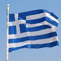 Drapeau national grec décoré en polyester 100D, 3x5 pieds, nouveau, prix de gros moins cher