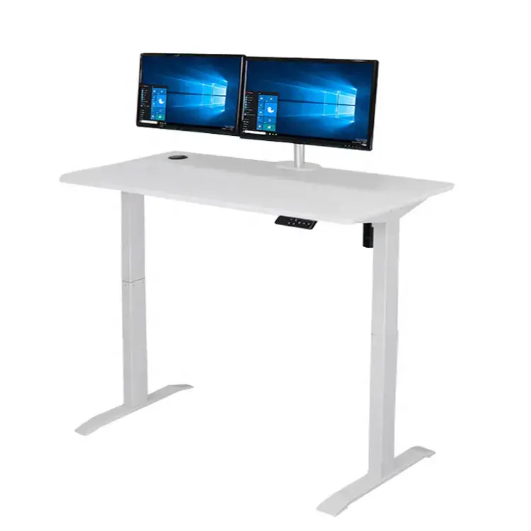 China Manufacturers Particle/MDF board Electric Desk Exquisite Workmanship Height Adjustment 2 Leg Standing Desk