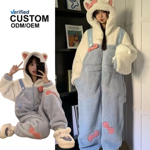Pijama <span class=keywords><strong>de</strong></span> una pieza con capucha <span class=keywords><strong>de</strong></span> forro polar <span class=keywords><strong>de</strong></span> coral <span class=keywords><strong>para</strong></span> <span class=keywords><strong>mujer</strong></span>, ropa <span class=keywords><strong>de</strong></span> dormir <span class=keywords><strong>de</strong></span> manga larga, <span class=keywords><strong>disfraz</strong></span> <span class=keywords><strong>de</strong></span> cosplay <span class=keywords><strong>para</strong></span> fiesta <span class=keywords><strong>de</strong></span> Halloween IM153-W - Product Image 1