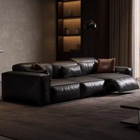 Recommandation Premium : Canapé Multifonctionnel en Cuir Véritable au Design Minimaliste et Lignes Épurées – Projet Personnalisé