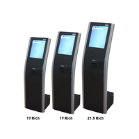 Software de Gestión de Colas con Pantalla Táctil Inalámbrica/Alámbrica de 23.6 Pulgadas, Sistema de Gestión de Filas con Dispensador de Tickets y Visualización de Números de Cola