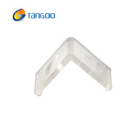 Canal de bande de led d'angle en aluminium, profil de led d'angle connectable, profil de coin de led de 2m