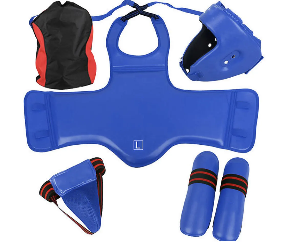 Hele Set Taekwondo Guard Body Protector Wtf Taekwondo Apparatuur Sparring Versnellingen Guard Voor Wtf Training Concurrentie Kids Volwassenen