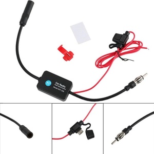 <span class=keywords><strong>Antenne</strong></span> radio active universelle pour véhicule SW-26040702 SUGNALWELL, <span class=keywords><strong>amplificateur</strong></span> d'<span class=keywords><strong>antenne</strong></span> de voiture verticale, 12-24V 50 25DBI, installation facile - Product Image 4