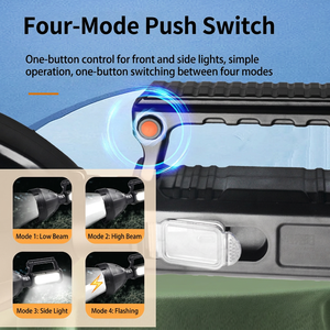 Rechargeable <b>LED</b> Searchlight Handheld <b>Spotlight</b> Waterproof Flashlight for Outdoor Emergency Camping - Product Image 2