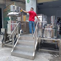 Machine de fabrication de mayonnaise en acier inoxydable APVO Malaxeur émulsifiant sous vide