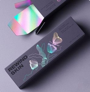 Emballage de maquillage personnalisé, emballage de luxe pour crème pour le visage, flacon de cosmétiques recyclé, emballage de cosmétiques en huile, boîte en carton - Product Image 4