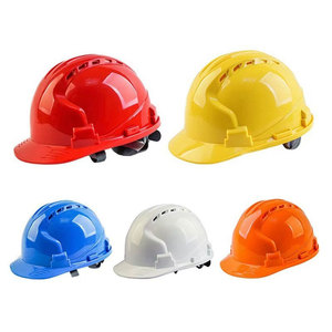 Casques de sécurité pour ingénieurs en ABS et PE personnalisés, respirants et protecteurs, avec trous d'aération pour la construction - Product Image 4