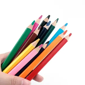 새로운 디자인 점보 컬러 연필 5.0mm 리드 나무 드로잉 컬러 연필 세트