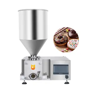 Automático quantifique a máquina de enchimento pneumática do queijo do creme do injetor do sopro da manteiga/máquina de enchimento do bolo do creme do núcleo do pão