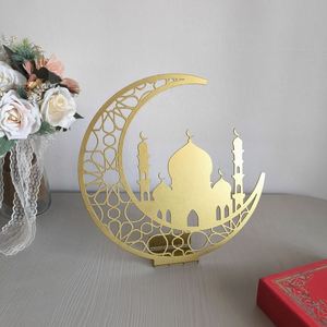 เชิงเทียนรูปพระจันทร์เสี้ยวพร้อมลวดลายศิลปะโลหะสำหรับมัสยิดอิสลาม - Product Image 3