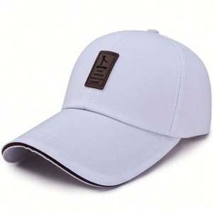 Gorras de Béisbol de Lona de 6 Paneles con Relieve Personalizadas al por Mayor, Talla Única, Gorras Deportivas con Visera Tipo Sandwich - Product Image 3
