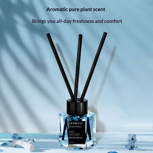 Reduzierter Hotel-Familien-Innenraum Schlafzimmer Reed Aromatherapie Duftspender Geruchsneutralisierend Luftreinigend Alkoholfrei Rattan - Product Image 3