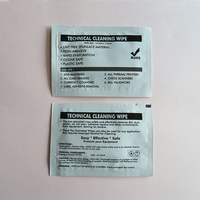 Utilisation industrielle Pack unique 99% IPA Tête d'impression thermique humide présaturée Lingette de nettoyage pour tête d'imprimante