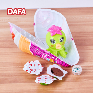 Children's Favorite Wonderful <strong>Cone</strong> with the Colorful Ice-cream Shapes <strong>Chocolate</strong> Egg with Biscuits and Surprise Toy - Product Image 2