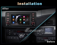 Estéreo para Auto Android 16 de 7 Pulgadas, 8GB, 128GB para BMW E46 M3 Rover 75 MG ZT, CarPlay Inalámbrico, Android Auto, GPS, DSP, DAB+