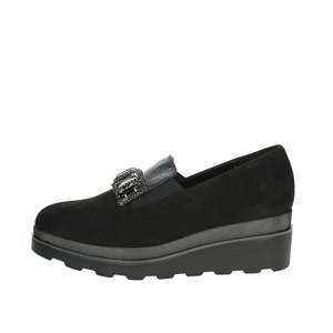 Mocassins pour femmes Flexistep, noirs, taille 36, plateforme, chaussures plates - Product Image 1