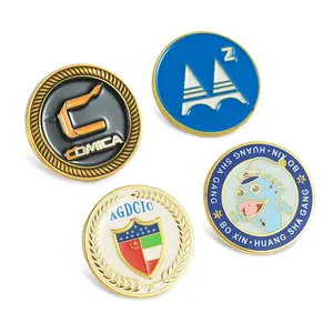 Free Sample Factory Manufacturer High Quality Custom Lapel Pins Metal Badge Silver Gold Metal Hard Enamel Pin For Company Employ