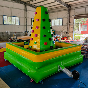 4*4*4m Hot Bán thương mại PVC lâu đài <span class=keywords><strong>Inflatable</strong></span> <span class=keywords><strong>Rock</strong></span> Leo Tường vui chơi giải trí trò chơi cho người lớn và trẻ em - Product Image 3