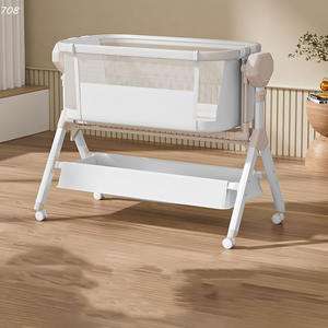 Berceau Électrique Portable pour Bébé, <span class=keywords><strong>Lit</strong></span> Cododo, Chaise Berçante, <span class=keywords><strong>Lit</strong></span> <span class=keywords><strong>de</strong></span> <span class=keywords><strong>Voyage</strong></span>, Nacelle, Berceau Électrique - Product Image 6