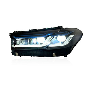 High Quality Thunder M5 Blue Eyebrow <b>LED</b> Laser Headlights for 18-23 5 Series G30 G38 White <b>Light</b> ABS Fit Front High Quality <b>LED</b> - Product Image 3
