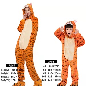 <span class=keywords><strong>Pyjama</strong></span> en flanelle pour enfants, motif animal de dessin animé d'hiver, Pikachu, vêtements de nuit respirants, stock direct - Product Image 4