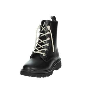 Bottes de combat Asso pour filles, noires, taille 34, lacets perlés - Product Image 6