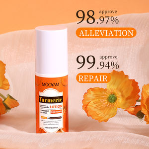 Lozione lenitiva alla curcuma Private Label 100ml per l'idratazione antinfiammatoria della pelle sensibile e incline all'acne con estratti naturali - Product Image 5