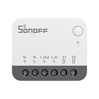 Interruptor Inteligente Zigbee ITEAD SONOFF ZBMINI Extreme, Requiere Cable Neutro, ZBMINIR2, Conexión Fácil, Funciona con ZBBridge-P