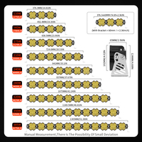 Barre lumineuse tout-terrain de conception la plus récente, modulaire, 48 à 52 pouces, feux de conduite LED 12V 24V, DRL ambre avec protections pour 4x4 Cruiser TRD Pro Trail