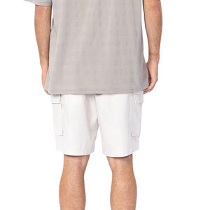 กางเกงขาสั้นสไตล์วินเทจลายฟอกสีสำหรับผู้ชายแฟชั่นลำลองฤดูร้อนราคาขายส่ง รับสกรีนโลโก้ตามสั่ง - Product Image 2