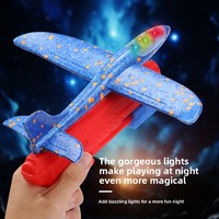 Pistolet à mousse en plastique à éjection manuelle, best-seller transfrontalier, jouet d'extérieur parent-enfant, lanceur lumineux pour enfants