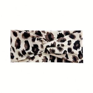 Wide Twist <b>Sports</b> <b>Headband</b> Non-Slip Sweat-Absorbing Yoga Hair Band Elastic Fabric Headwrap for <b>Women</b> Running Gym Fitness Workout - Product Image 6