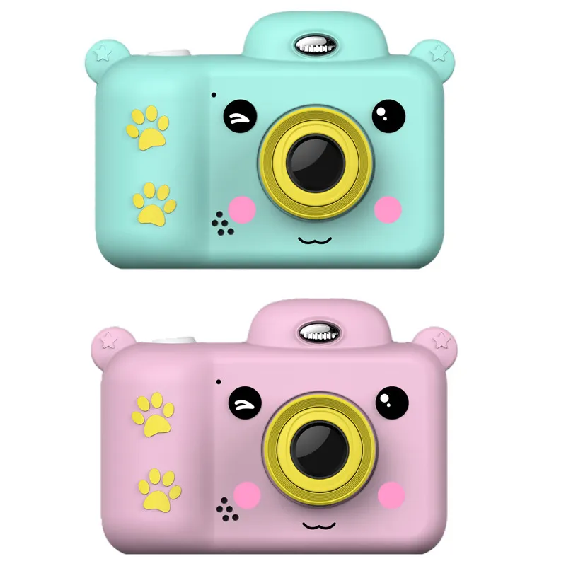 Birthday Gift Cute Photo 2.4 Inch Screen 1080P Hd Video Camera Kids Instant Print Camera