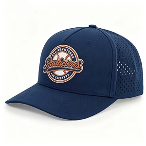 OEM Outdoor Solid Color Rope Nylon Waterproof 5-Panel <b>Vintage</b> Sporty Baseball <b>Cap</b> with Custom Embroidery Letter Logo for Fishing - Product Image 3