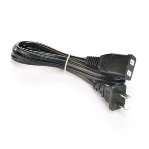 Japan straight Male Plug To 1/2 Female Socket Power Extension Cable 1/2/3/5/8/10M 2Pin Two Flat Plug AC power cord