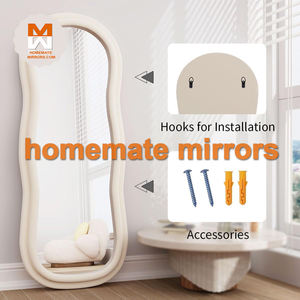 Las mejores ofertas en espejos de pie ondulados de terciopelo de vestir largos y grandes baratos - Product Image 2