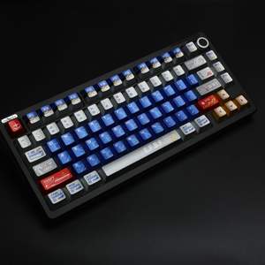 [กระบวนการใหม่] คีย์แคปสีเมทัลลิก <span class=keywords><strong>Gundam</strong></span> วัสดุ PBT โปรไฟล์ Cherry สำหรับคีย์บอร์ดแบบกลไก 60/65/75/87/98/100 ปุ่ม แบบกำหนดเอง - Product Image 2
