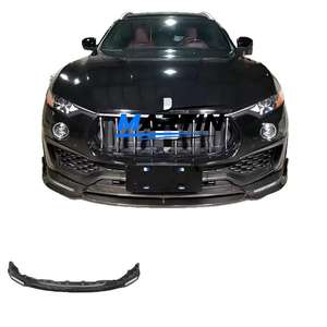 قطع تعديل من ألياف الكربون بنمط <span class=keywords><strong>M</strong></span> لسيارات مازيراتي ليفانتي: شفة أمامية، عتبات جانبية، شفة خلفية، جناح، غطاء محرك - Product Image 2