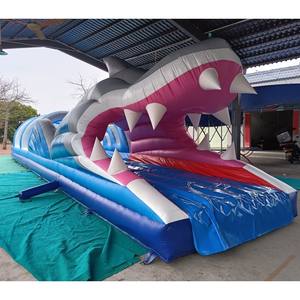 Tobogán Inflable de Tiburón de 18 m con Piscina Desmontable, Atracción Acuática Resistente para Niños, Directo de Fábrica - Product Image 3