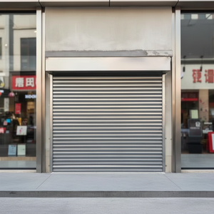 Porte de <span class=keywords><strong>garage</strong></span> à enroulement robuste résistante au vent pour villa et maison privée - Product Image 3