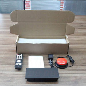 Fiesta familiar Popular Suerte Desafío 10 segundos Juego Temporizador LED Rojo Digital Countup Reloj con botón de inicio y parada - Product Image 5